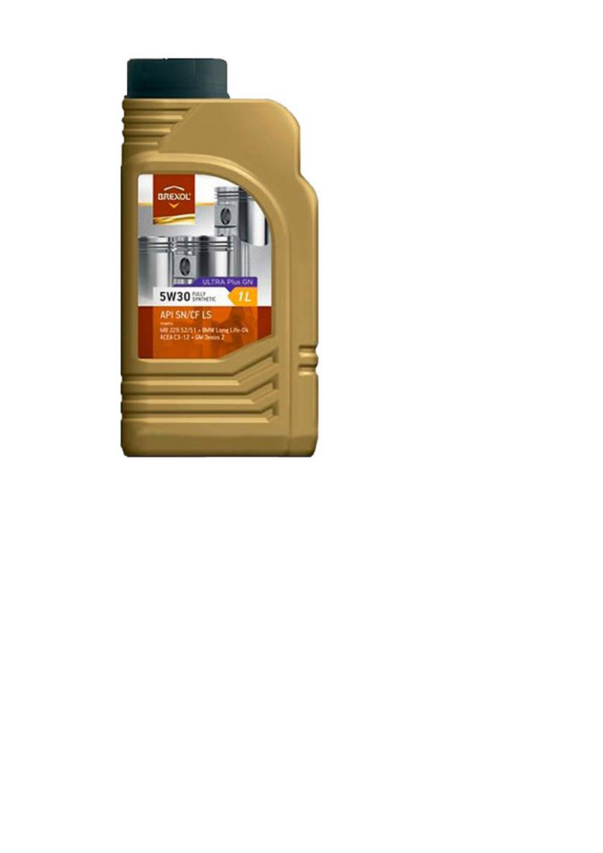 Масло моторн. BREXOL Ultra Plus GN 5W30 API SN/CF LS (Каністра 1л)